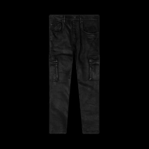 PURPLE BRAND Cargo Flare Pants 'Black Resin'