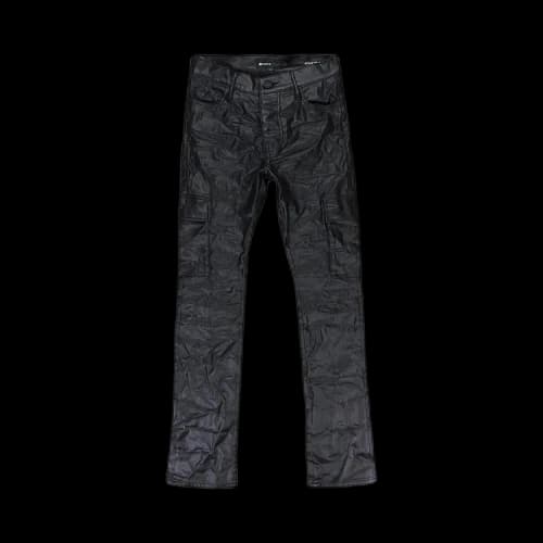PURPLE BRAND Patent Leather Cargo 'Black'