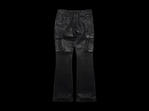 Purple Brand Cargo Flare Vintage Coated Jean Black