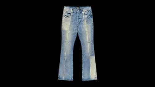 Purple Brand Gaia Blowout Flare Jean Indigo