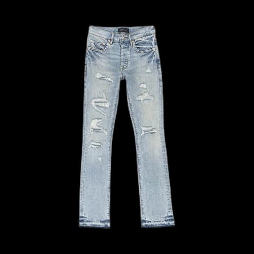 PURPLE BRAND Light Vintage Flare Skinny Jeans 'Indigo'
