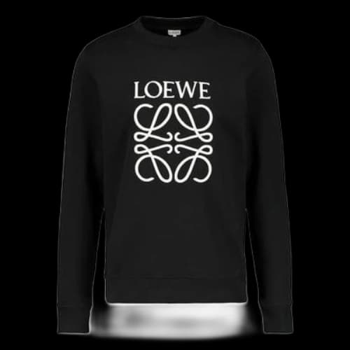 LOEWE Anagram Embroidered Sports Black