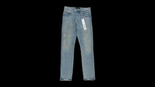 Purple Brand P005-SQLG425 Sequin Splatter Paint Jeans Indigo