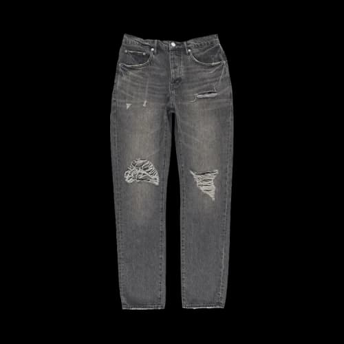 PURPLE BRAND P005 Straight 'Black Vintage Blowout'