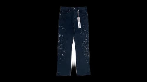 Purple Brand P011-BPIB425 Beaded Splatter Jeans Black