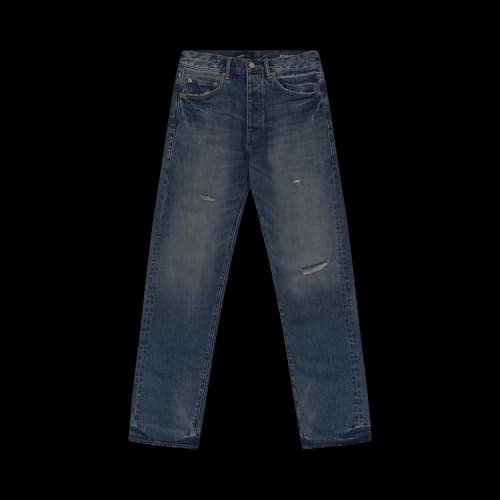 PURPLE BRAND Calcium Powder Distressed Jeans 'Blue'