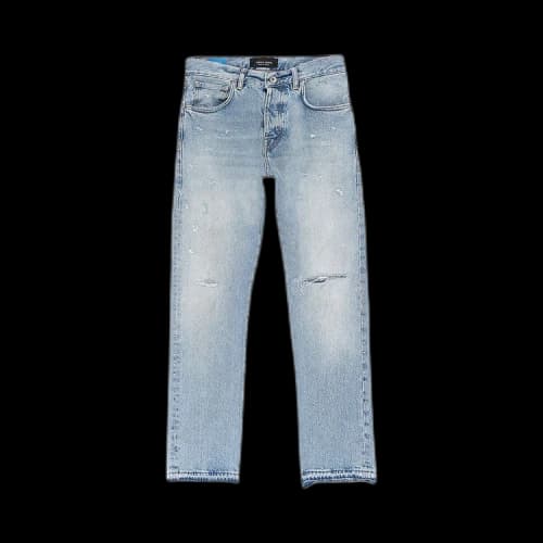 PURPLE BRAND Faded Crytal Racer Skinny Jeans 'Indigo'