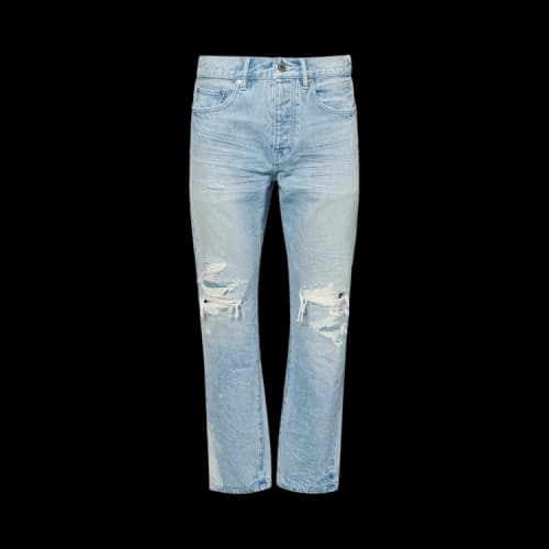 PURPLE BRAND Garda Blowouts Jeans 'Light Indigo'