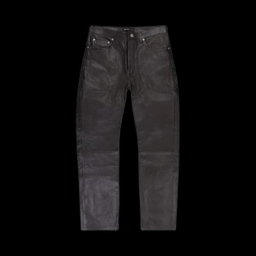 PURPLE BRAND Leather Pant 'Black'