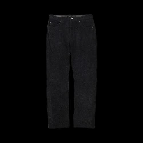 PURPLE BRAND Leather Relaxed Fit Pant Skinny Jeans 'Black'