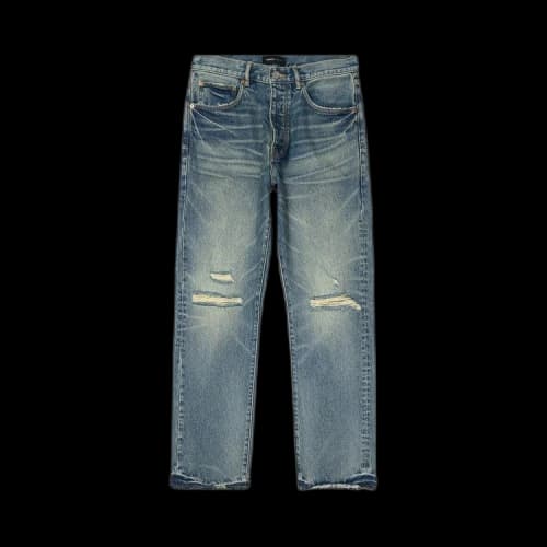PURPLE BRAND Vintage Knee Slit Jeans 'Mid Indigo'