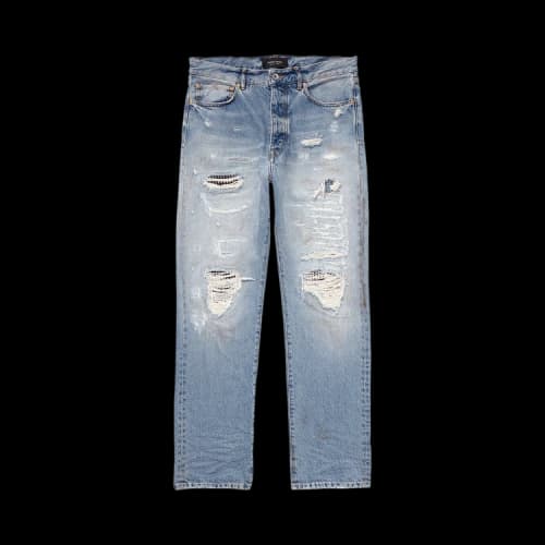 PURPLE BRAND Mid Rise Straight Leg Pant 'Indigo'