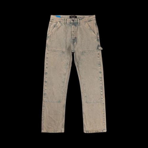 PURPLE BRAND P015 Brown Rice 'Overdyed Indigo'