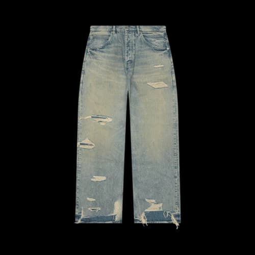 PURPLE BRAND Antique Destroyed Tinted 'Light Indigo'