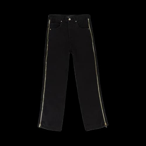 PURPLE BRAND Full Side Zip Skinny Jeans 'Black'