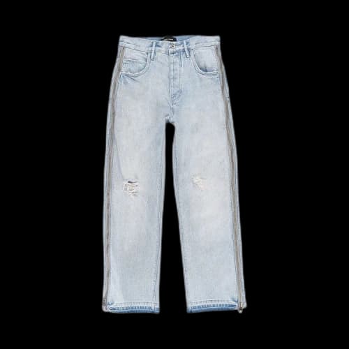 PURPLE BRAND Full Side Zip Skinny Jeans 'Indigo'
