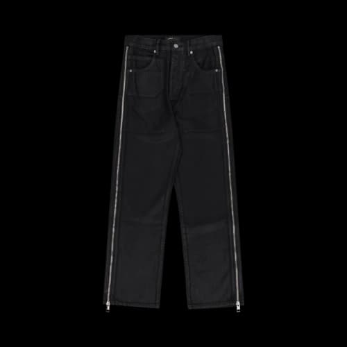 PURPLE BRAND Side Zip Coated Clean 'Black'