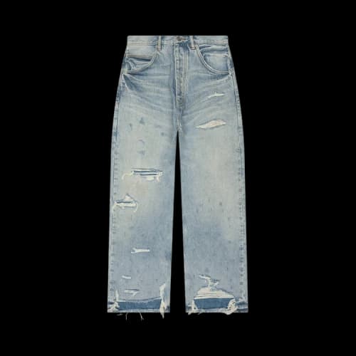 PURPLE BRAND Lucca Destroyed 'Light Indigo'