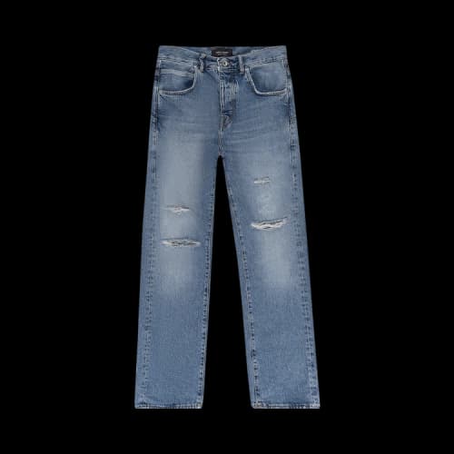 PURPLE BRAND Stone Wash Destroy Skinny Jeans 'Indigo'