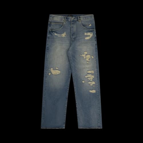 PURPLE BRAND Repair Destroy 'Mid Indigo'