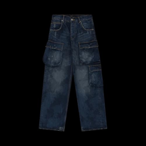 PURPLE BRAND Triple Pocket Cargo 'Dark Indigo'