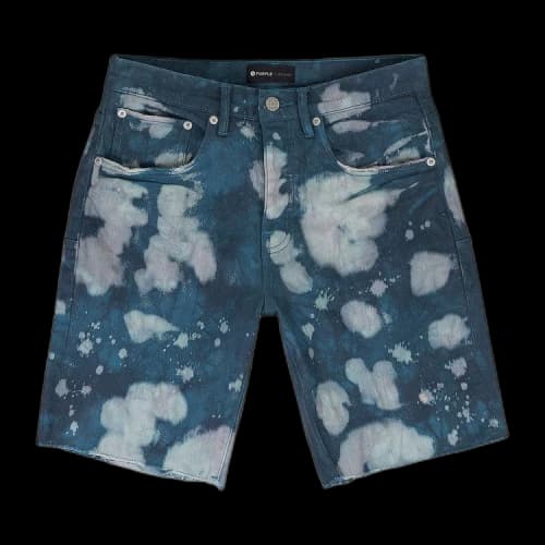PURPLE BRAND Dyed Layered Bleach Skinny Jeans 'Blue'