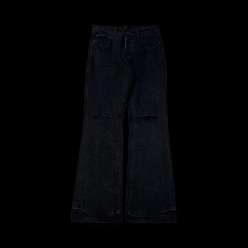 Purple Brand Lancer Rip Denim Jean Black