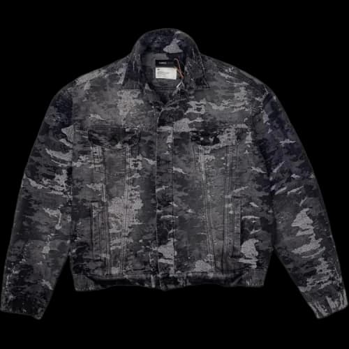 PURPLE BRAND Jacquard Jacket 'Black'