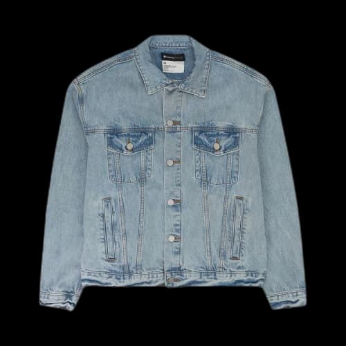 PURPLE BRAND Light Embroidered Oversized Jacket 'Indigo'