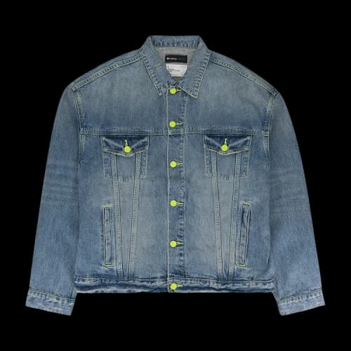 PURPLE BRAND Vintage Washed Denim Jacket 'Indigo'