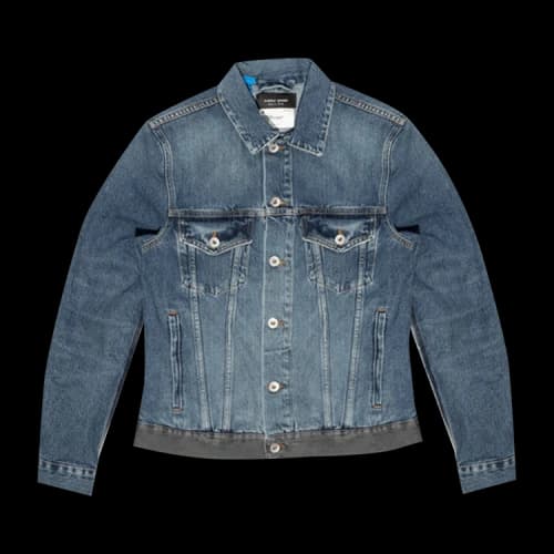 PURPLE BRAND Framis Fray Denim Jacket 'Blue'