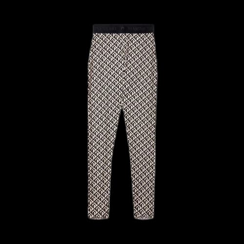 Marine Serre All Over Moon Lozenge Leggings 'Tan/Black'