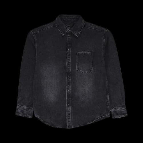 PURPLE BRAND Oversized Western Casual Button-Down Shirt 'Grey'