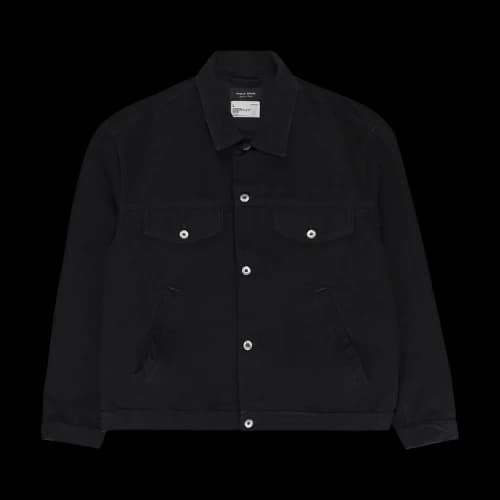 PURPLE BRAND Rinse Wash Denim Jacket 'Black'
