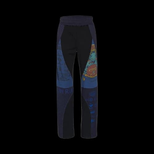 Marine Serre Graphic T-Shirts Track Pants 'Blue'