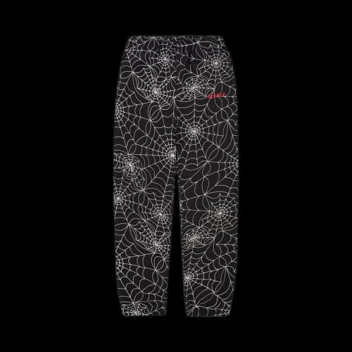 Sp5der Embroidered AOP Sweatpant 'Black'
