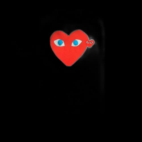 COMME des GARCONS PLAY Blue Eyes Logo Tee 'White'