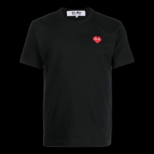 COMME des GARCONS PLAY Basic Invaders T-Shirt Red Emblem 'Black'