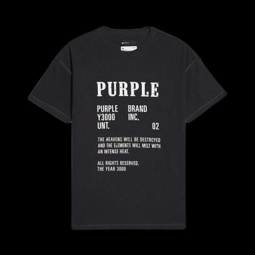 PURPLE BRAND History T-Shirt 'Black'