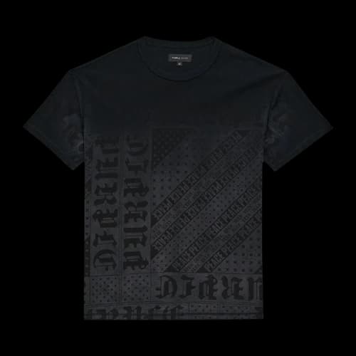 PURPLE BRAND Short-Sleeve Tee 'Black'