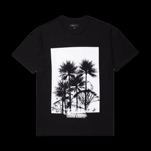 PURPLE BRAND Textured Inside Out T-Shirt 'Black'