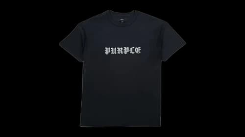 Purple Brand P101-TBTP425 Textured Inside Out Tee Black