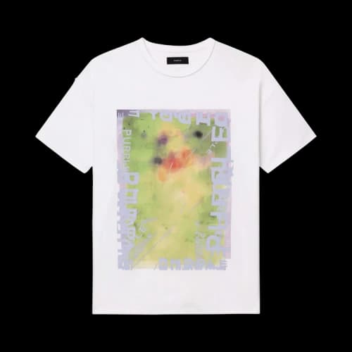PURPLE BRAND Textured Inside Out Tee 'White'