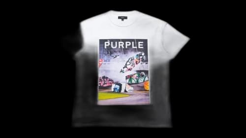 Purple Brand P101-TWPU325-Inside Out Tee Brilliant White