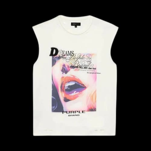 PURPLE BRAND Dreams Tank Top 'White'