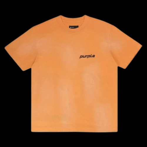 PURPLE BRAND Textured Jersey Short-Sleeve Tee 'Orange'