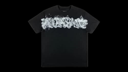 Purple Brand Smoke Textured Jersey Tee Black