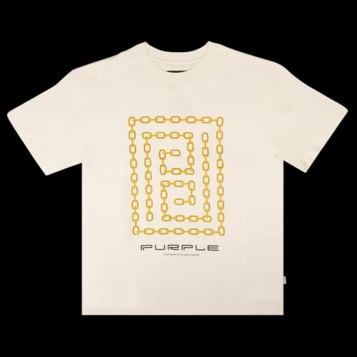 PURPLE BRAND Textured Jersey Short-Sleeve Tee 'White'