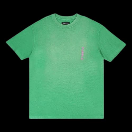 PURPLE BRAND Textured Jersey Short-Sleeve Tee 'Green'