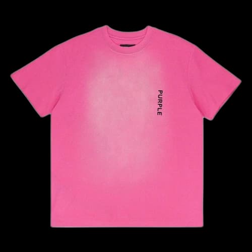 PURPLE BRAND Textured Jersey Short-Sleeve Tee 'Pink'